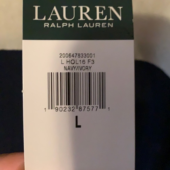 Ralph Lauren Navy/Ivory Sweater Dress - Never Worn - Picture 5 of 5